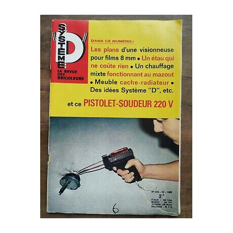 Système D La Revue des Bricoleurs Nº 273 10 1968