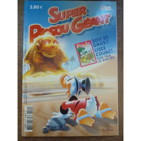 SUPER PICSOU GEANT n109 Disney Hachette Presse 05