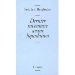 Dernier inventaire avant liquidation