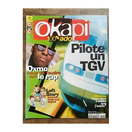 Okapi Nº695 Pilote un TGV Bayard jeunesse mai 2001