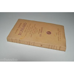OEUVRES COMPLETES DE RONSARD Tome 1 LES AMOURS Garnier