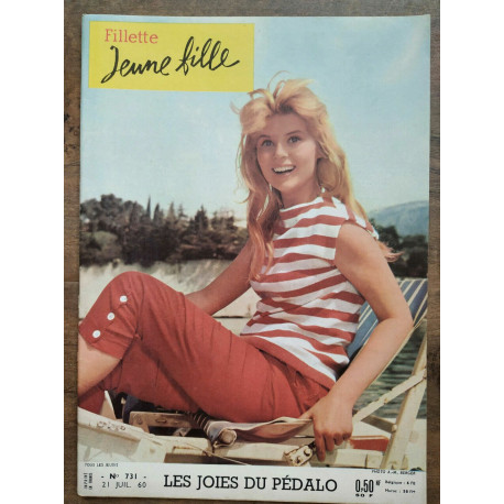 Fillette jeune fille n731 21 Juillet 1960
