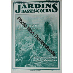 Jardins Et Basse-Cours 1931 N° 399 Tracteur Bos 399