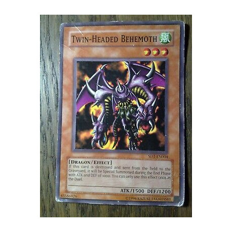 Twin-Headed Behemoth SDI-EN004 Yu-Gi-Oh