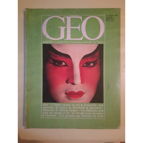 Geo A D'un Nouveau monde La Terre Nº 19 Septembre 1980