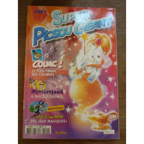 SUPER PICSOU GEANT n110 Disney Hachette Presse 07