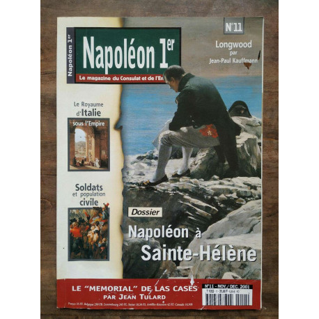 Napoléon 1er n11 novembre décembre 2001 Napoléon à sainte hélène