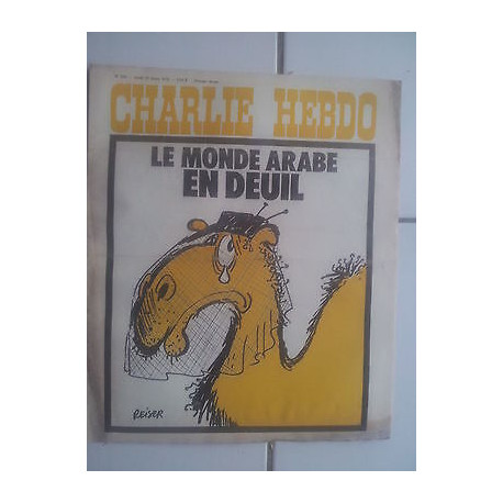 rare 228 mars 1975 couverture Reiser le monde Arabe en deui