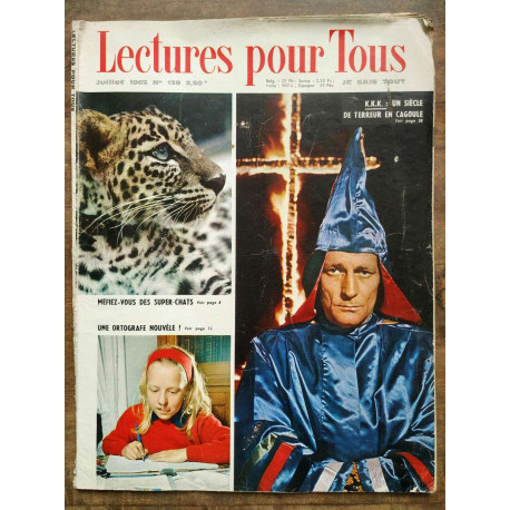 Lectures pour tous n139 Juillet 1965 Lectures pour tous Je sais tout