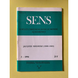 Sens n186 Juifs et chrétiens dans le monde aujourd'hui Mars 1994
