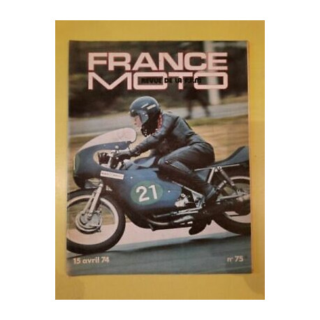 France Moto Revue de La f f m Nº 75 Avril 1974