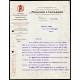 Facture PANHARD et LEVASSOR Moteurs Voitures Automobiles Machines...