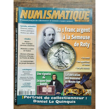 Numismatique n386 Octobre 2007