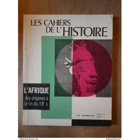 Les Cahiers de L'Histoire Nº61 - L'Afrique des Origines à La Fin...
