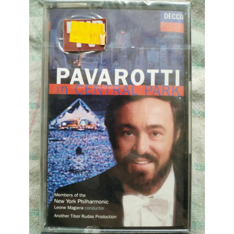 Pavarotti in Central Park Cassette Audio K7 NEUVE SOUS BLISTER