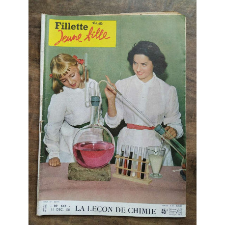 Fillette jeune fille n647 11 Décembre 1958