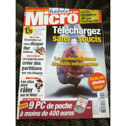 HEBDO MICRO n289 30 octobre 2003