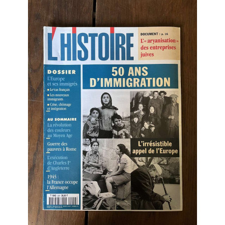 L'Histoire N229 - 50 ans d'immigration