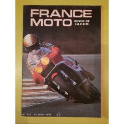 France Moto Revue de La f f m Nº 112 Janvier 1978