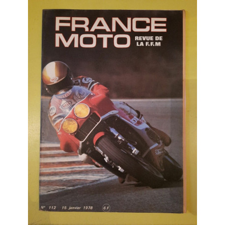 France Moto Revue de La f f m Nº 112 Janvier 1978