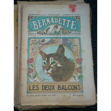 Bernadette Nouvelle Série n238 22 Juillet 1934 Les deux balcons