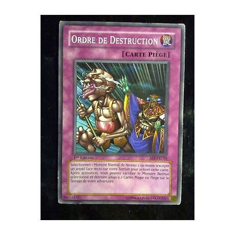 Ordre de Destruction AST-FR110 Yu-Gi-Oh