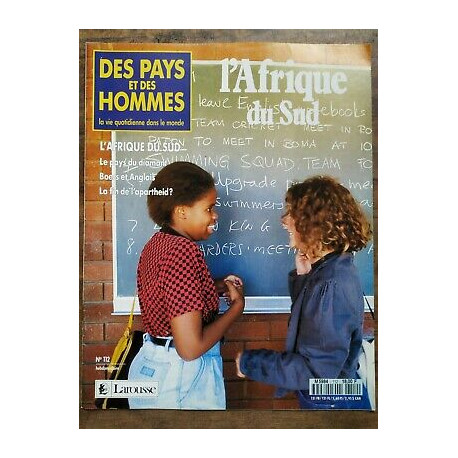Des Pays et Des Hommes n 112 L'Afrique du Sud 1992