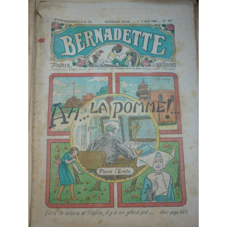 Bernadette Nouvelle Série n227 6 mai 1934 ah la pomme