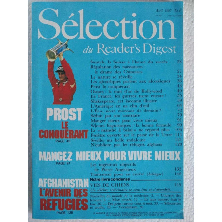 Sélection n 482 Avril 1987