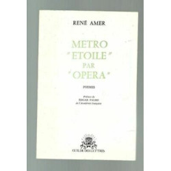 Rene Amargo Metro Por Opera poemas autografiado Raro