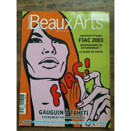 Beaux Arts Magazine n233 Octobre 2003