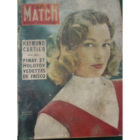 PARIS MATCH n 327 du 2 au 9 juillet 1955 Dany robin Pinay et Molotov