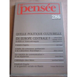 La Pensée n 286 mars avril 1992quelle politique culturelle en centrale