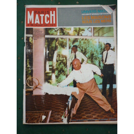 PARIS MATCH n750 du 24 août 1963 K a provoqué badmington Dean Rusk