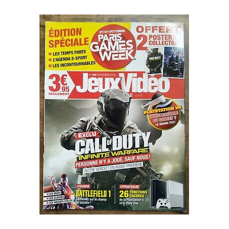 Jeux Vidéo Magazine Nº 190 Novembre 2016
