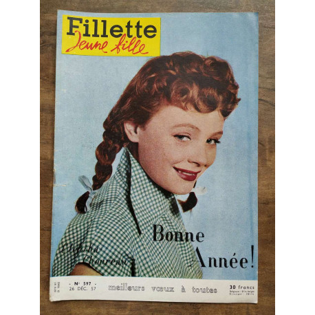 Fillette jeune fille n597 26 Décembre 1957