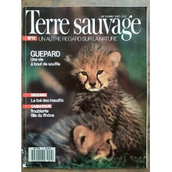 Terre Sauvage n11 Octobre 1987 Guépard Une vie à bout de souffle