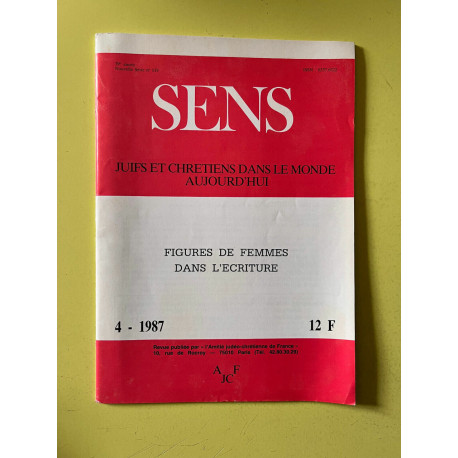 Sens n119 Juifs et chrétiens dans le monde aujourd'hui Avril 1987