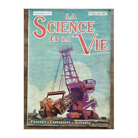 Science Vie Nº253 07 1961 Charbon Carburants de Synthèse