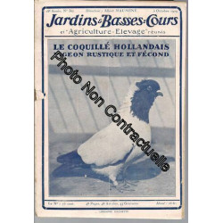 Jardins Et Basses Cours N° 367 - 5 Octobre 1929. - Le Coquillé...