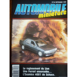 Automobile miniature n64 septembre 1989 modélisme