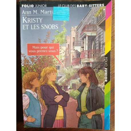Ann m Martin Kristy et les snobs