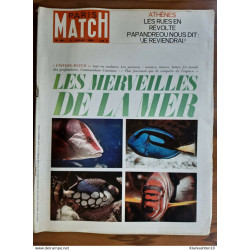 Paris Match N° 851 - Les Merveilles de la Mer / 31 Juillet 1965