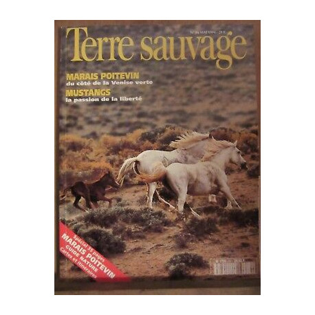Terre Sauvage n84 mai 1994 Marais poitevin mustangs