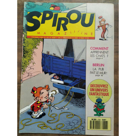 Magazine Spirou n2726 Juillet 1990