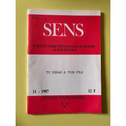 Sens n1243 Juifs et chrétiens dans le monde aujourd'hui Novembre 1987