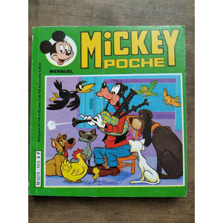 Mickey Poche Mensuel n103 Octobre 1982