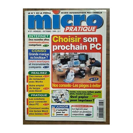 Micro Pratique Nº 37 Octobre 1999