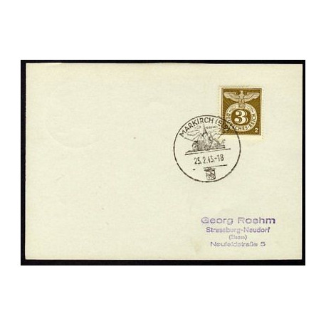 Allemagne n 762 Yv. cachet WW2 MARKIRCH Mi. 830