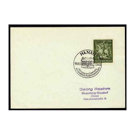Allemagne n 779 Yv. avec cachet WW2 HANAU Mi. 860